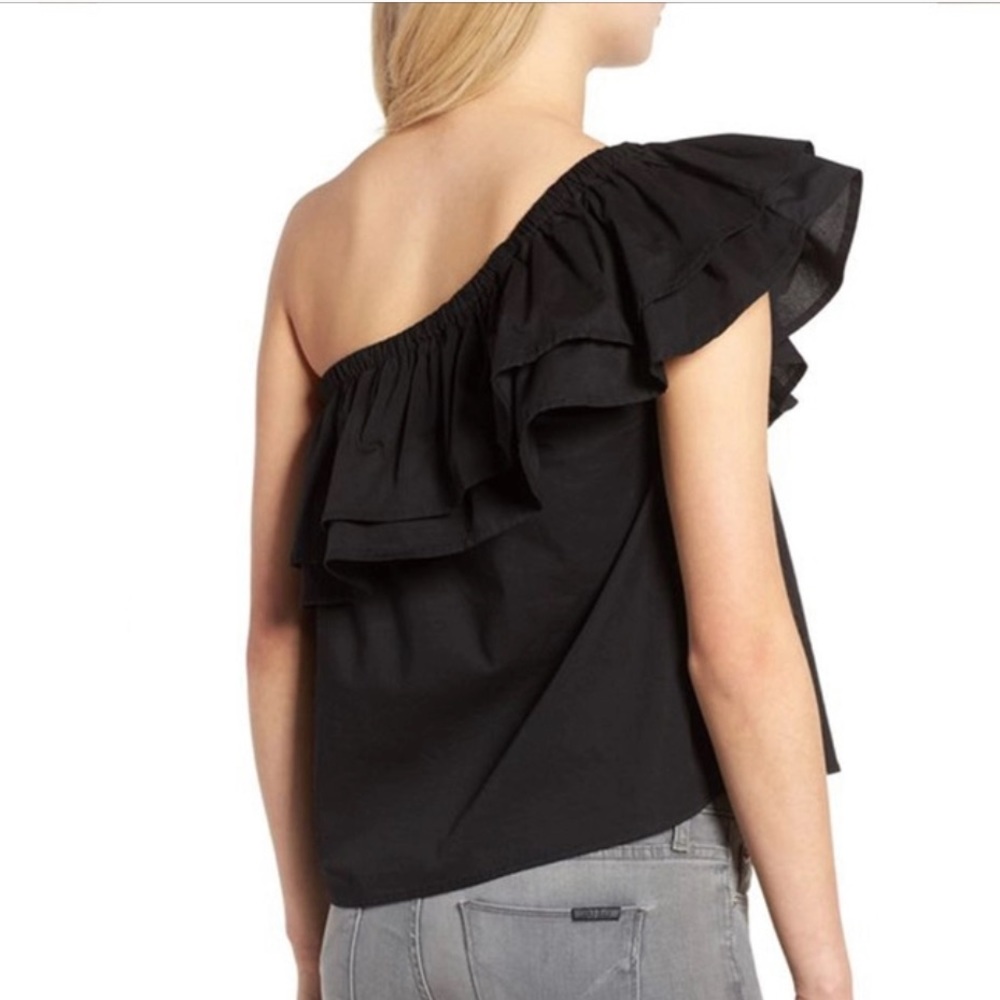GREAT ONE SHOULDER RUFFLE - Picture 2 of 4
